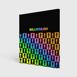 Холст квадратный BILLIE EILISH, цвет: 3D-принт