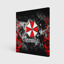 Холст квадратный UMBRELLA CORP, цвет: 3D-принт