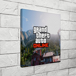 Холст квадратный GTA Online, цвет: 3D-принт — фото 2