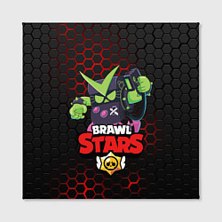 Холст квадратный BRAWL STARS VIRUS 8-BIT, цвет: 3D-принт — фото 2