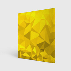 Холст квадратный YELLOW ABSTRACT, цвет: 3D-принт