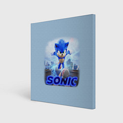 Холст квадратный SONIC, цвет: 3D-принт