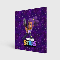 Холст квадратный Brawl stars Шелли, цвет: 3D-принт