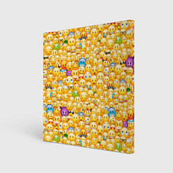 Картина квадратная Смайлики Emoji