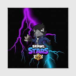 Холст квадратный BRAWL STARS CROW, цвет: 3D-принт — фото 2