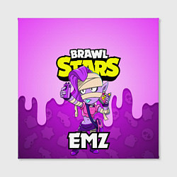 Холст квадратный BRAWL STARS EMZ, цвет: 3D-принт — фото 2