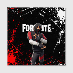 Холст квадратный FORTNITE IKONIK, цвет: 3D-принт — фото 2