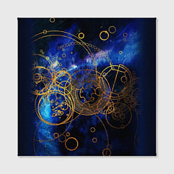 Холст квадратный Space Geometry, цвет: 3D-принт — фото 2