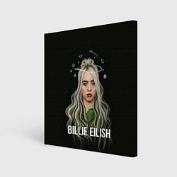 Картина квадратная BILLIE EILISH