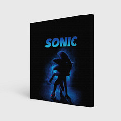 Картина квадратная Sonic in shadow