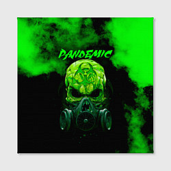 Холст квадратный Пандемия, цвет: 3D-принт — фото 2