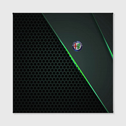 Холст квадратный Alfa Romeo, цвет: 3D-принт — фото 2