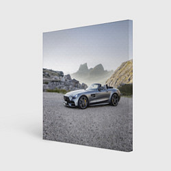 Картина квадратная Mercedes V8 Biturbo