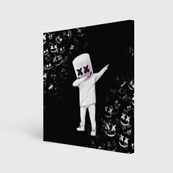 Холст квадратный Marshmello, цвет: 3D-принт