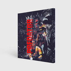 Холст квадратный Predator - jungle texture, цвет: 3D-принт