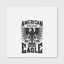 Холст квадратный Американский орел Z, цвет: 3D-принт — фото 2