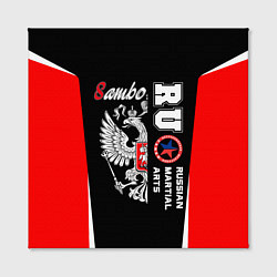 Холст квадратный Самбо, цвет: 3D-принт — фото 2