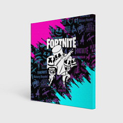 Картина квадратная FORTNITE x MARSHMELLO