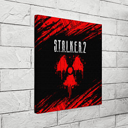 Холст квадратный STALKER 2 СТАЛКЕР 2, цвет: 3D-принт — фото 2