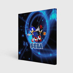 Картина квадратная Sonic SEGA