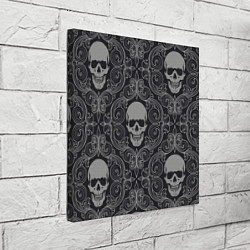 Холст квадратный Skulls, цвет: 3D-принт — фото 2