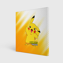 Картина квадратная Pikachu Pika Pika