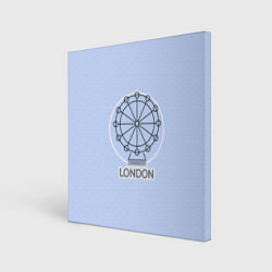 Картина квадратная Лондон London Eye