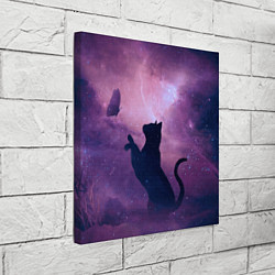 Холст квадратный Star Cat, цвет: 3D-принт — фото 2
