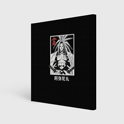 Холст квадратный Дух Амидамару, цвет: 3D-принт