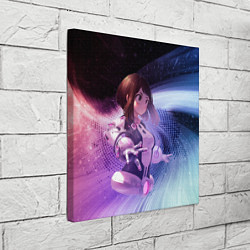 Холст квадратный Урарака, Очако, цвет: 3D-принт — фото 2