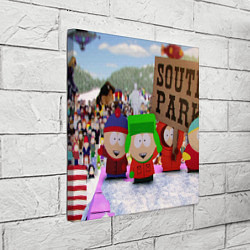 Холст квадратный Южный Парк South Park, цвет: 3D-принт — фото 2