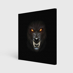Картина квадратная Злой Волк