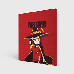 Холст квадратный Megumin, цвет: 3D-принт