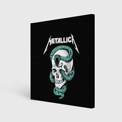 Холст квадратный Metallica, цвет: 3D-принт