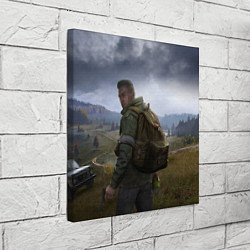 Холст квадратный DAYZ POSTER ДЕЙЗИ ПОСТЕР Z, цвет: 3D-принт — фото 2