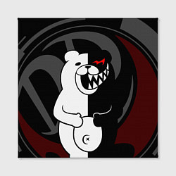 Холст квадратный MONOKUMA МОНОКУМА DANGANRO, цвет: 3D-принт — фото 2