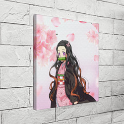 Холст квадратный НЕЗУКА NEZUKO, цвет: 3D-принт — фото 2