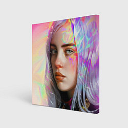 Холст квадратный Billie Eilish, цвет: 3D-принт