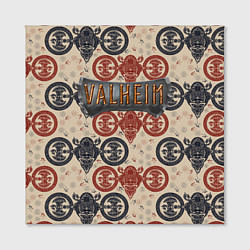 Холст квадратный Valheim символы викингов, цвет: 3D-принт — фото 2