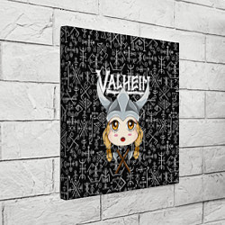 Холст квадратный Valheim Girl, цвет: 3D-принт — фото 2
