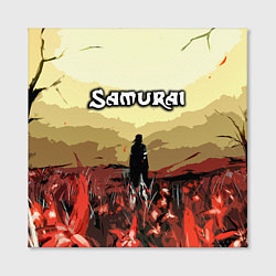 Холст квадратный SAMURAI PROJECT RED, цвет: 3D-принт — фото 2