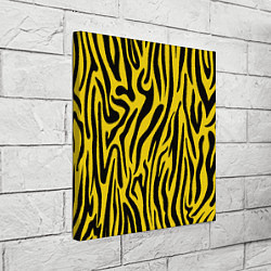 Холст квадратный Тигровые полоски, цвет: 3D-принт — фото 2