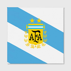 Холст квадратный Сборная Аргентины спина, цвет: 3D-принт — фото 2