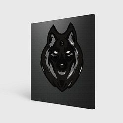 Холст квадратный Демон волк, цвет: 3D-принт