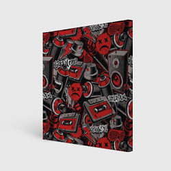Холст квадратный Hip hop Urban style, цвет: 3D-принт