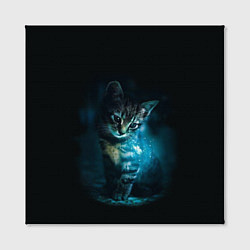 Холст квадратный Красивый кот, цвет: 3D-принт — фото 2