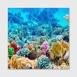Холст квадратный Риф, цвет: 3D-принт — фото 2