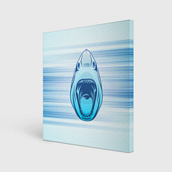 Холст квадратный Акула, цвет: 3D-принт