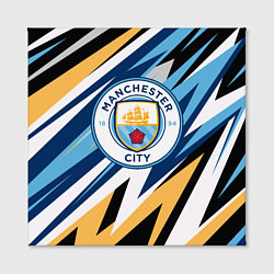 Холст квадратный МАНЧЕСТЕР СИТИ MANCHESTER, цвет: 3D-принт — фото 2