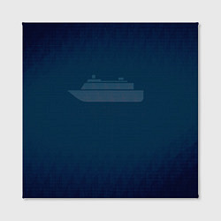 Холст квадратный Яхта, цвет: 3D-принт — фото 2